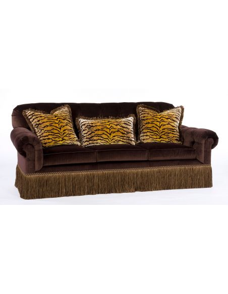 Luxury furniture tufted back cozy sofa 931
