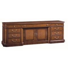 Executive Desks Executive Desk with glossy, wide tabletop 2