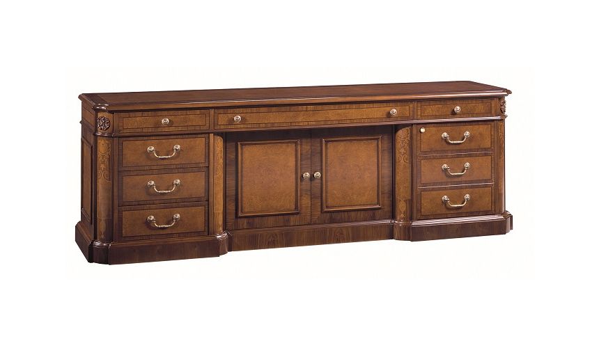 Executive Desks Executive Desk with glossy, wide tabletop