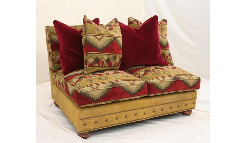Luxury furniture, chaise sectional sofa