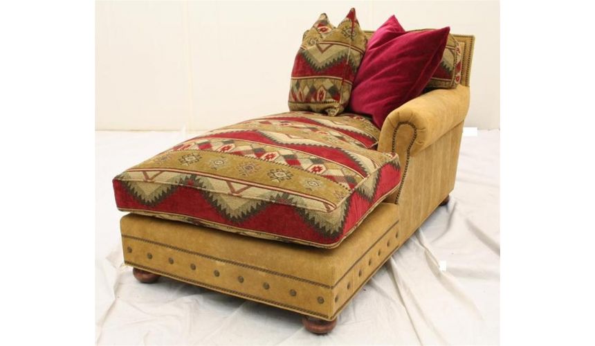 Luxury furniture, chaise sectional sofa