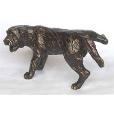 Decorative Accessories Luxury Furniture Finely Cast Dark Bronze Patina Brass Peeing Dog