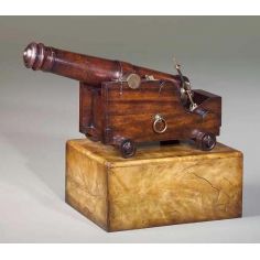 Decorative Accessories luxury furniture carved mahogany naval cannon