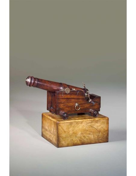 Decorative Accessories luxury furniture carved mahogany naval cannon