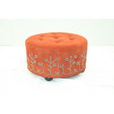 Luxury Leather & Upholstered Furniture Luxury Fine Home Furnishings Tight Seat Ottman