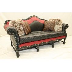 Luxury Leather Furniture Barcelonia Tufted Seat Sofa 38