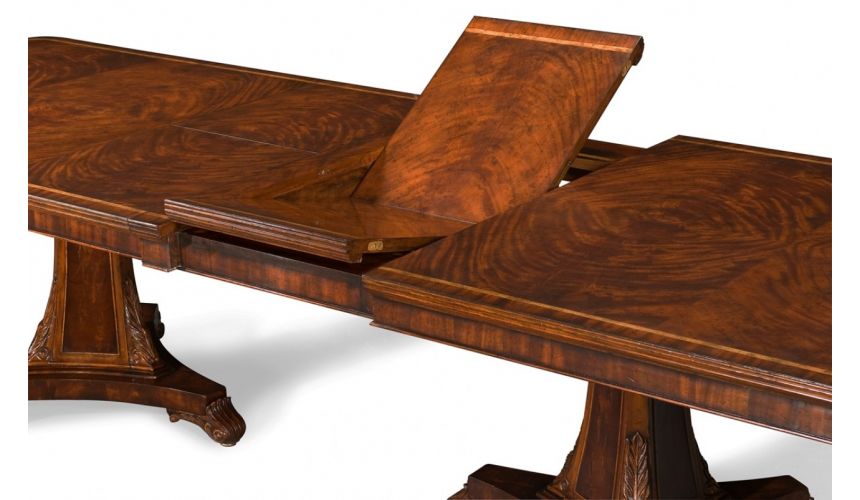Dining Tables Luxury Mahogany and cross-banded dining table.