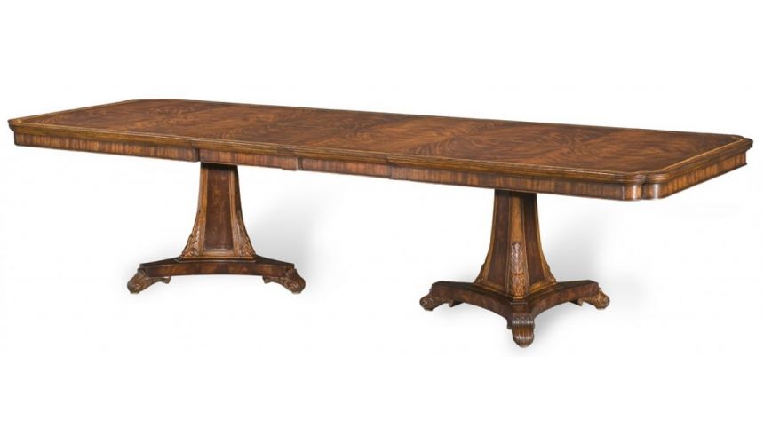 Dining Tables Luxury Mahogany and cross-banded dining table.