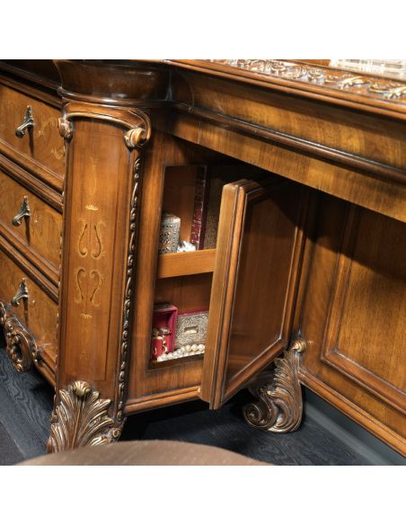 LUXURY BEDROOM FURNITURE Luxury makeup vanity. High end Italian furniture.