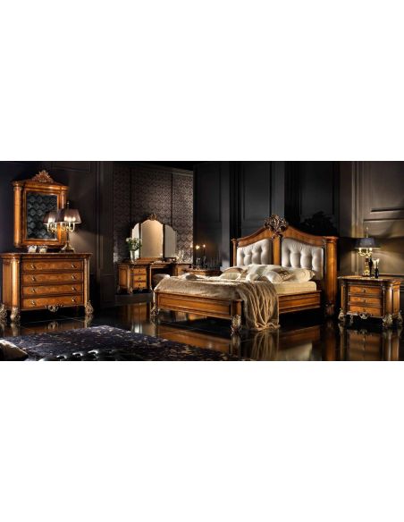LUXURY BEDROOM FURNITURE Luxury makeup vanity. High end Italian furniture.