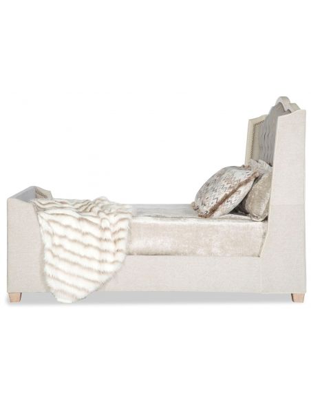BEDS - Queen, King & California King Sizes Luxury modern style bed with tufted headboard