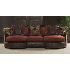 Luxury Leather & Upholstered Furniture 11 Luxury red burgundy sofa or couch.