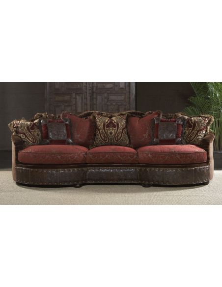 11  Luxury red burgundy sofa or couch.