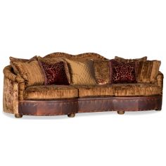 Luxury Leather & Upholstered Furniture 13 Luxury velvets on comfortable sofa or couch.