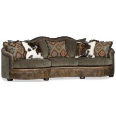 Luxury Leather & Upholstered Furniture 11 Blazing gunmetal blue sofa or couch.