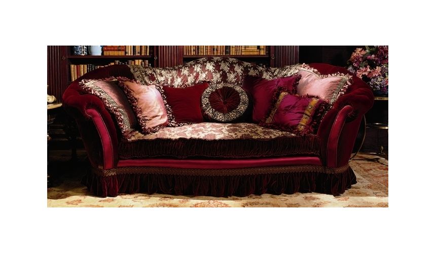 Luxury Leather & Upholstered Furniture 35 Luxury sofa with Custom details. High style furniture. The best of online shopping