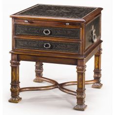 Square & Rectangular Side Tables Luxury traditional furniture. Chest of drawers side table.