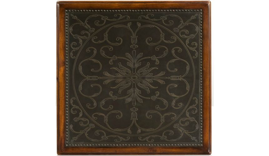 Square & Rectangular Side Tables Luxury traditional furniture. Chest of drawers side table.