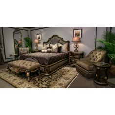 Queen and King Sized Beds Upholstered Low Post Bed