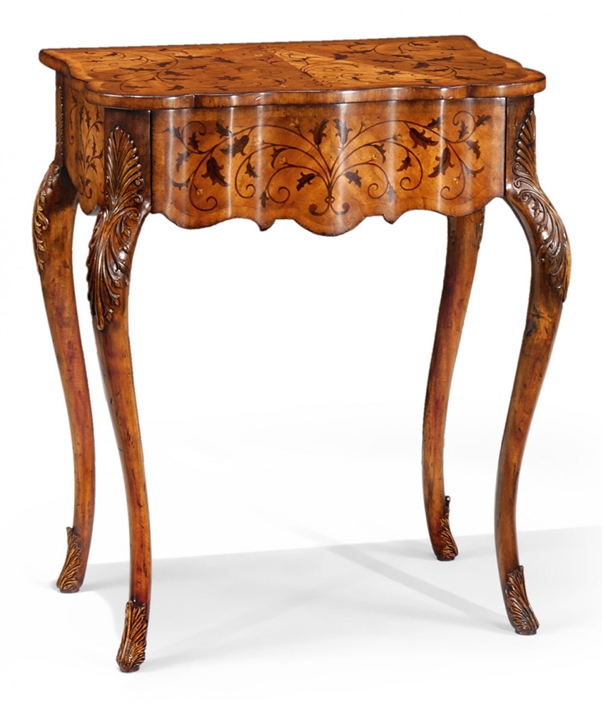 Square & Rectangular Side Tables Rectangular Luxury Furniture Small Marquetry Table