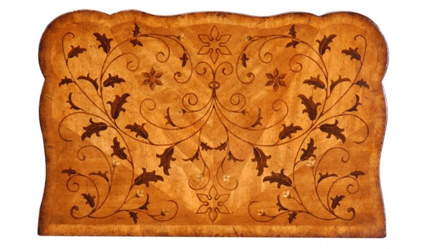 Square & Rectangular Side Tables Rectangular Luxury Furniture Small Marquetry Table