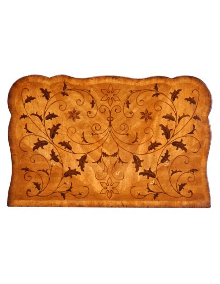 Square & Rectangular Side Tables Rectangular Luxury Furniture Small Marquetry Table