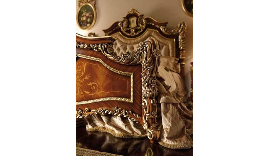BEDS - Queen, King & California King Sizes Master bedroom with boiserie. Furniture Masterpiece Collection.