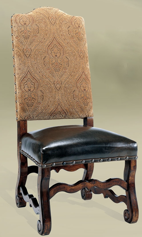 Dining Chairs Rustic Luxury Furniture Damask Side Chair