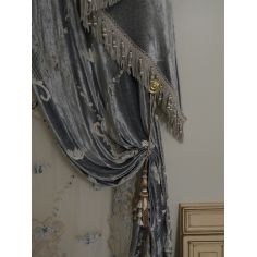 Furniture Masterpieces Fancy embroidered custom made draperies 433 2