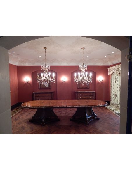 Furniture Masterpieces Fancy embroidered custom made draperies 433