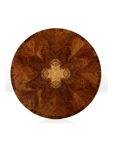 Dining Tables Modern Classic, round dining table. Exquisite marquetry and detail work.