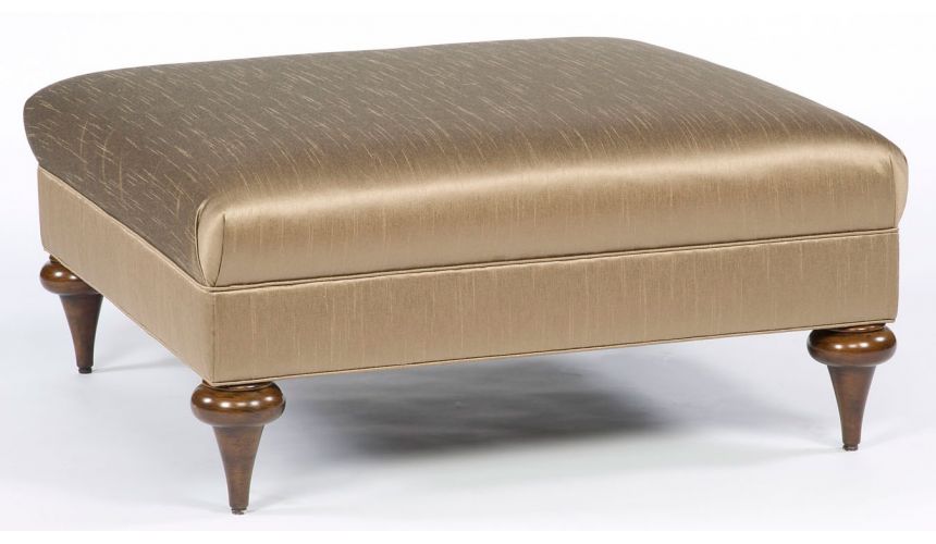 Luxury Leather & Upholstered Furniture Modern style square ottoman. 91