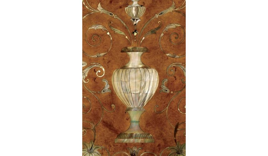 Breakfronts & China Cabinets Mother of pearl china cabinet Library bookcase