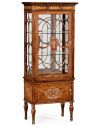 Breakfronts & China Cabinets Cabinet with Adjustable Glass in Slender Shape. 11