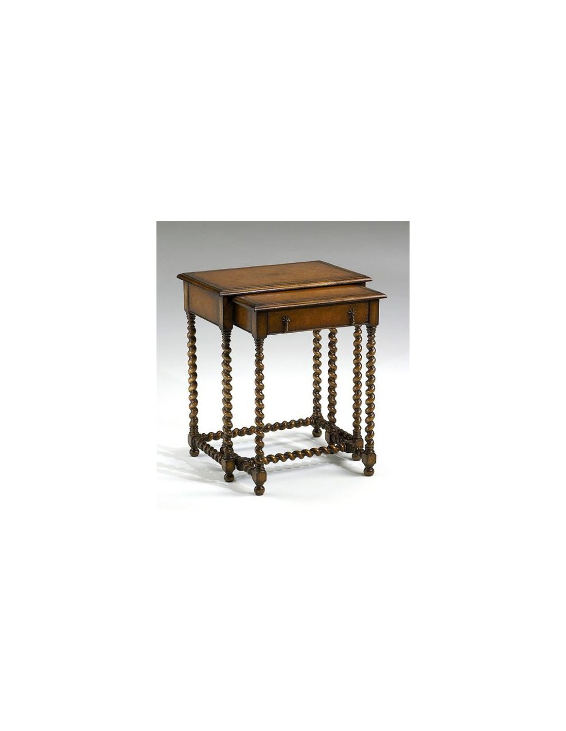 Nesting-table-with-leather-inlay