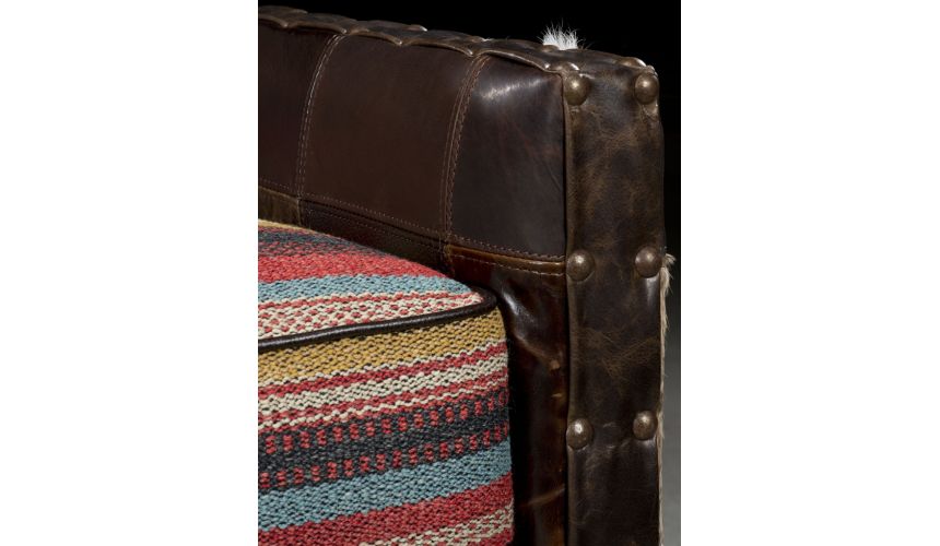 Luxury Leather & Upholstered Furniture New Mexico western style accent chair. Furniture and furnishings. 77