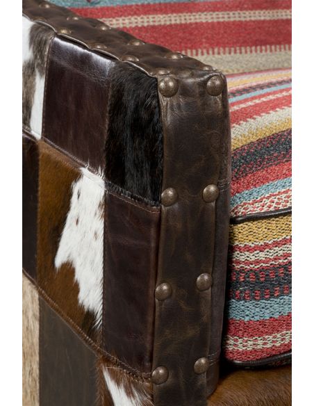 Luxury Leather & Upholstered Furniture New Mexico western style accent chair. Furniture and furnishings. 77