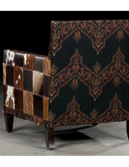 Luxury Leather & Upholstered Furniture New Mexico western style accent chair. Furniture and furnishings. 77