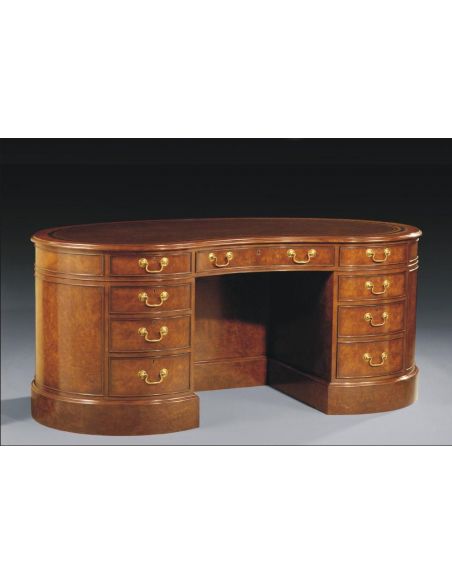 Library & Office Furniture Luxury Kidney Writing Desk