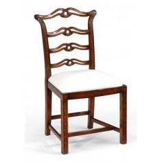 Dining Chairs High End Dining Room Furniture Side Chair with carved back and square legs