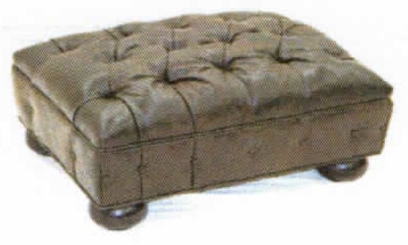 Luxury Leather & Upholstered Furniture Living Room Luxury Ottoman-32