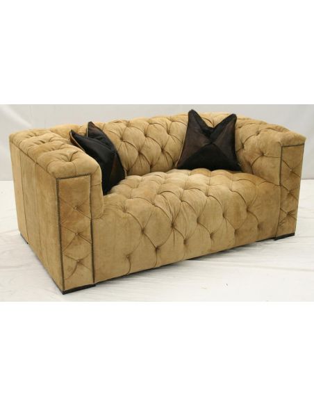 Luxury Leather and Upholstered Sofa-96