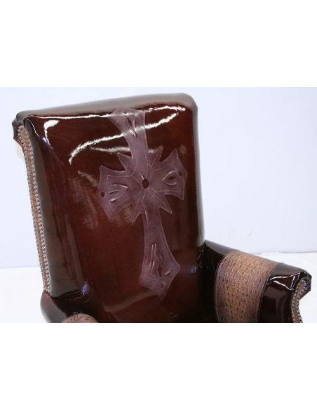 Luxury Leather Upholstered Chairs-7