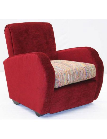 Leather Small Chairs Red Sofa Sets-53