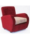 Luxury Leather & Upholstered Furniture Leather Small Chairs Red Sofa Sets-53