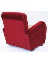 Luxury Leather & Upholstered Furniture Leather Small Chairs Red Sofa Sets-53
