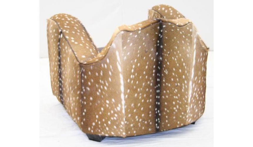 Luxury Leather & Upholstered Furniture Stunning Fawn of the Forrest Accent Chair