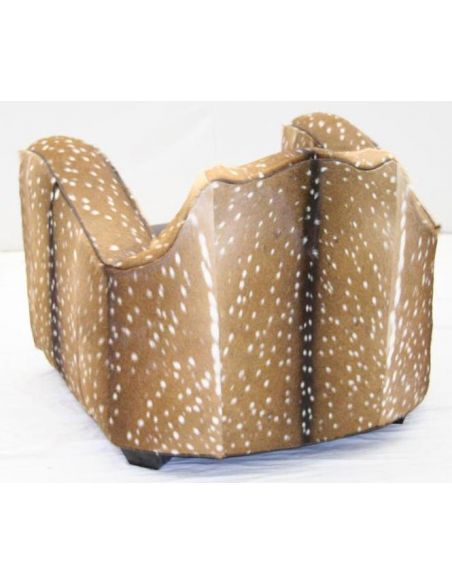 Luxury Leather & Upholstered Furniture Stunning Fawn of the Forrest Accent Chair