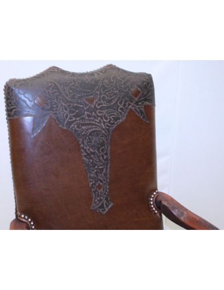 Luxury Upholstered Leather Chair-8