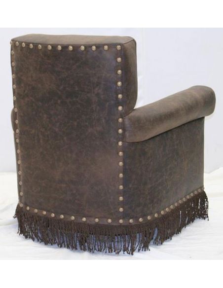 CHAIRS, Leather, Upholstered, Accent Deluxe Frontier's Shadow Armchair
